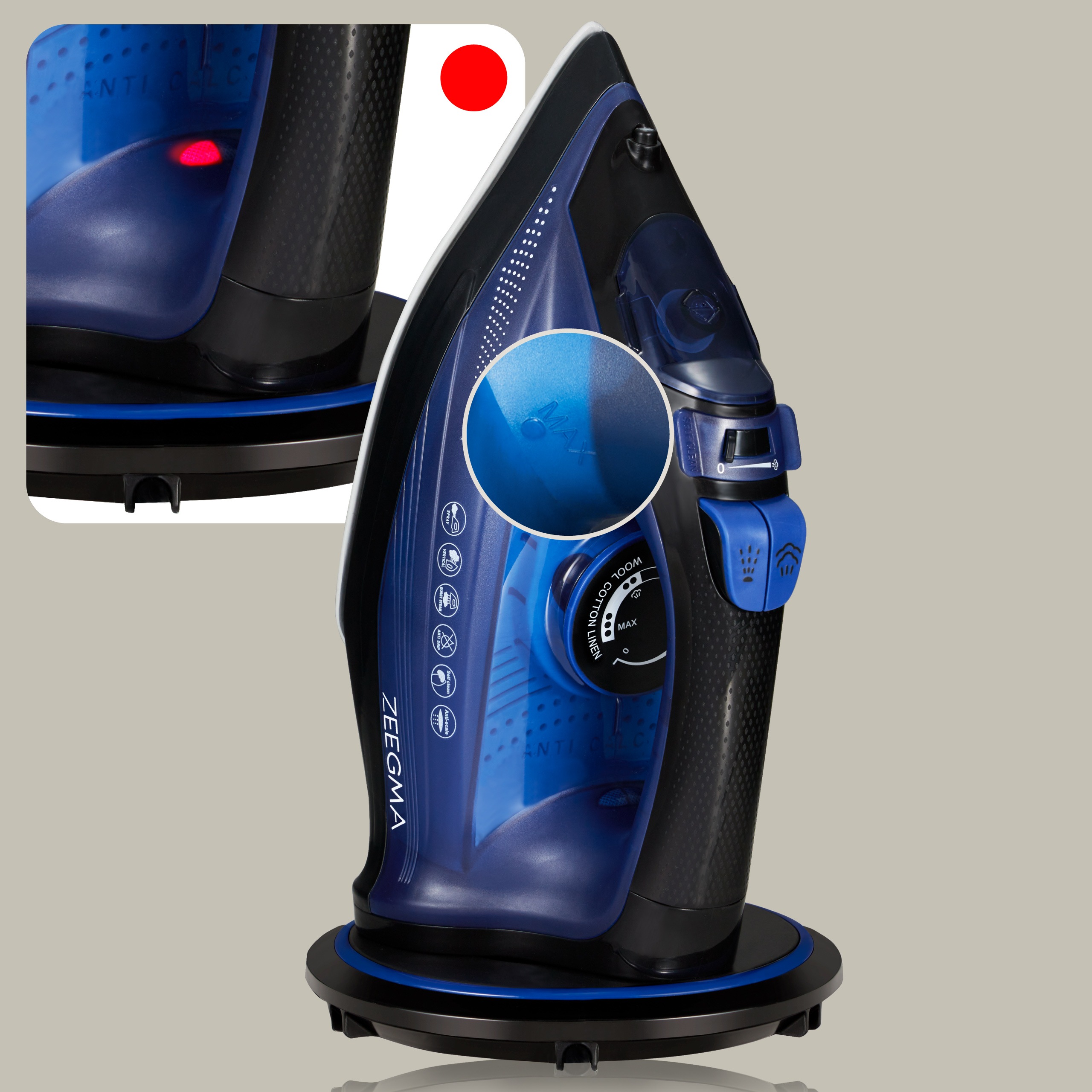 Zeegma Ironee Pro Violet — Żelazko przewodowe